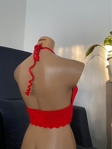 xs Beden kırmızı Renk Örgü bikini