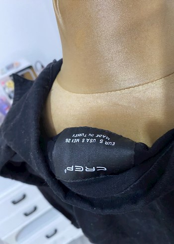 Diğer Düğmeli Siyah Kadın Denim Ceket