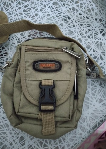 Bej Kemerli Erkek Omuz Çantası - Görsel 2