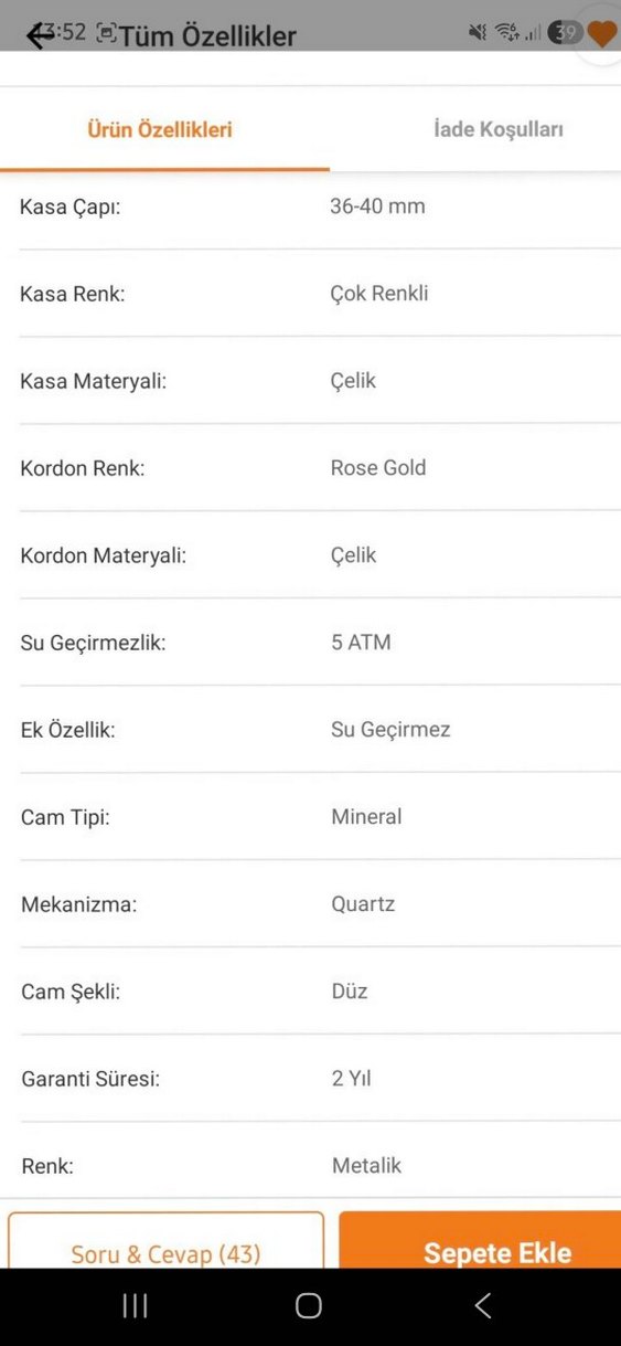 Modern Klasik Kadın Saat - Görsel 5