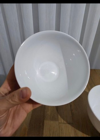 Beyaz Yuvarlak 2'li Yemek Kabı - Görsel 3