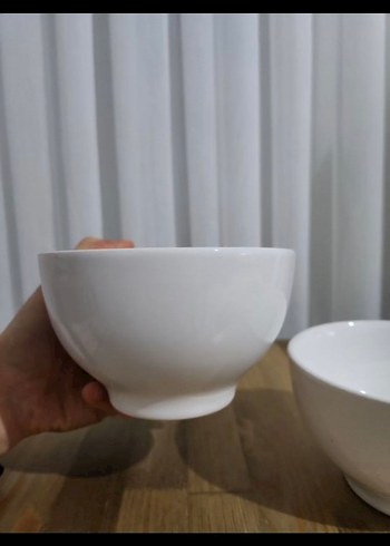 Beyaz Yuvarlak 2'li Yemek Kabı - Görsel 2