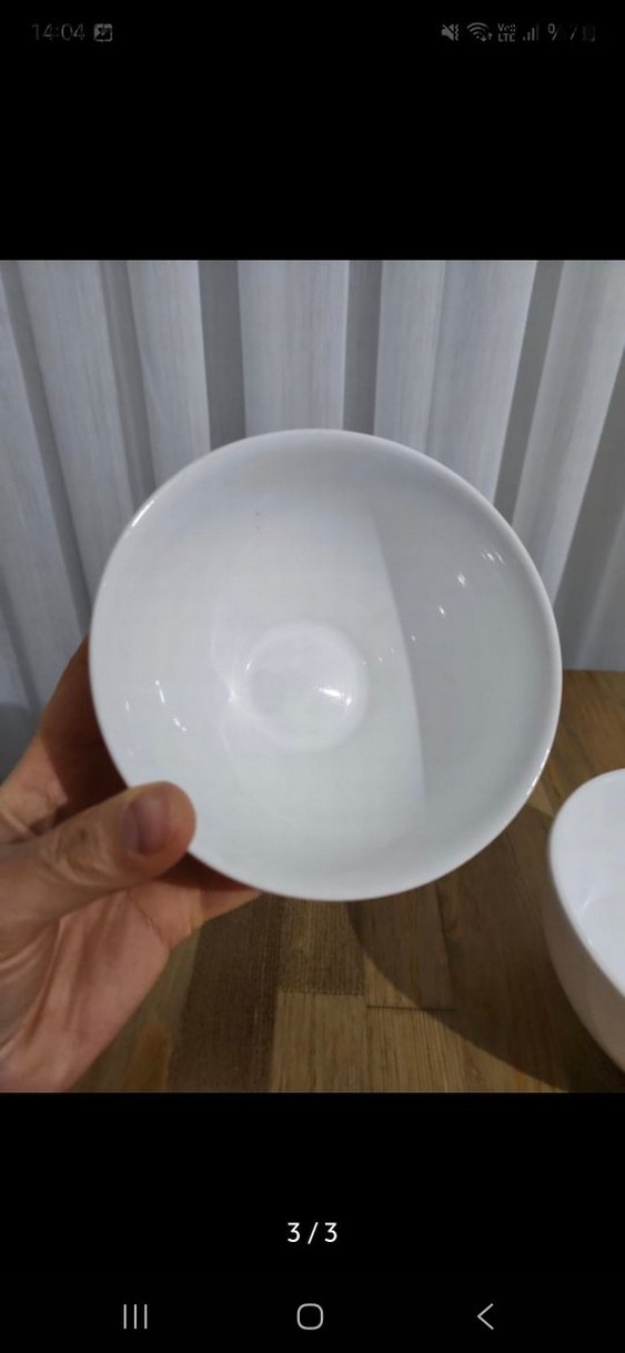 Beyaz Yuvarlak 2'li Yemek Kabı - Görsel 3