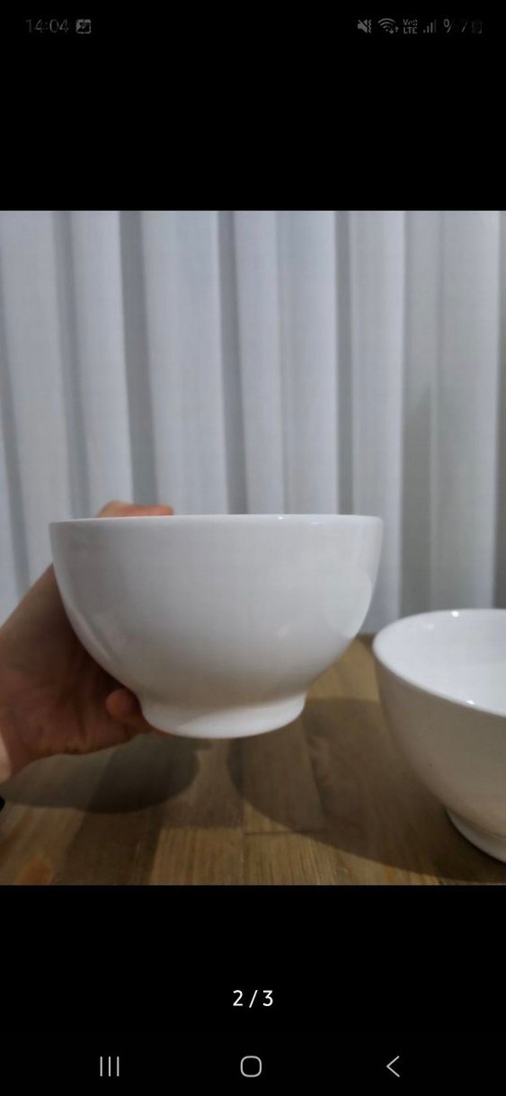 Beyaz Yuvarlak 2'li Yemek Kabı - Görsel 2