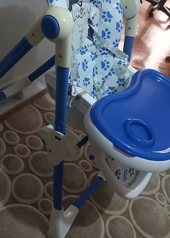 Beden mavi Renk Bebek Mama Sandalyesi