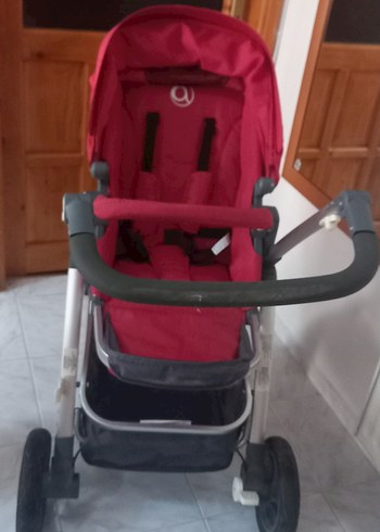 9- 18 kg Beden kırmızı Renk Casual way Bebek Arabası ve puseti
