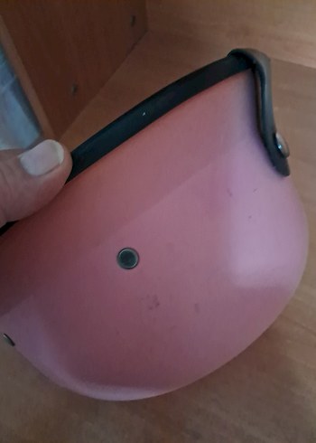 Pembe Pastel Biker Kask - Görsel 7