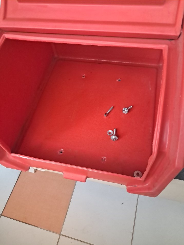 Kırmızı Kapaklı MOTORSİKLET çantası - Görsel 3