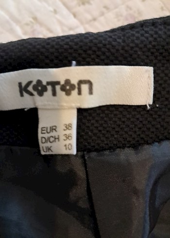 m Beden Siyah Midi Kalem Etek