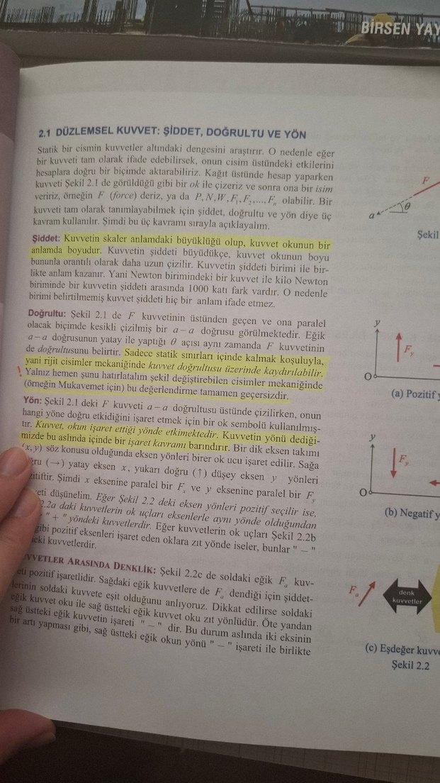 Statik-Mukavemet (Skaler Mekanik) - Mehmet H. Omurtag - Görsel 4