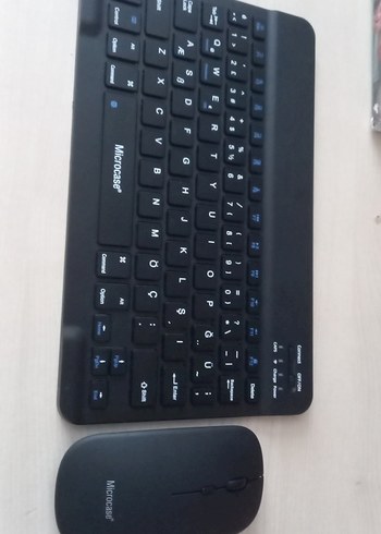 Microcase Siyah Kablosuz Klavye ve Mouse Seti