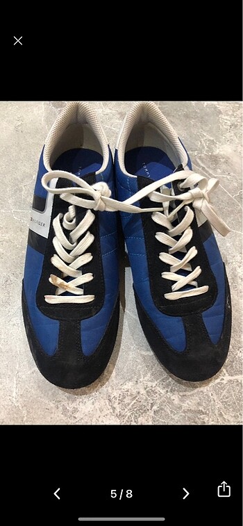 Tommy Hilfiger Mavi Spor Ayakkabı - Görsel 7