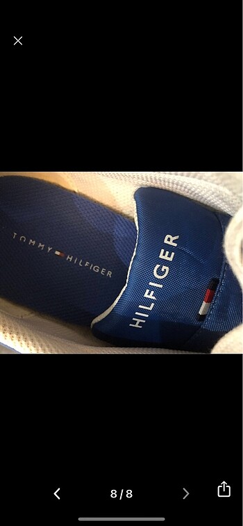 Tommy Hilfiger Mavi Spor Ayakkabı - Görsel 9