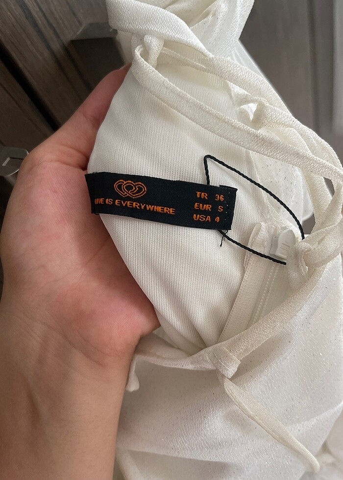 Beyaz elbise - Görsel 5