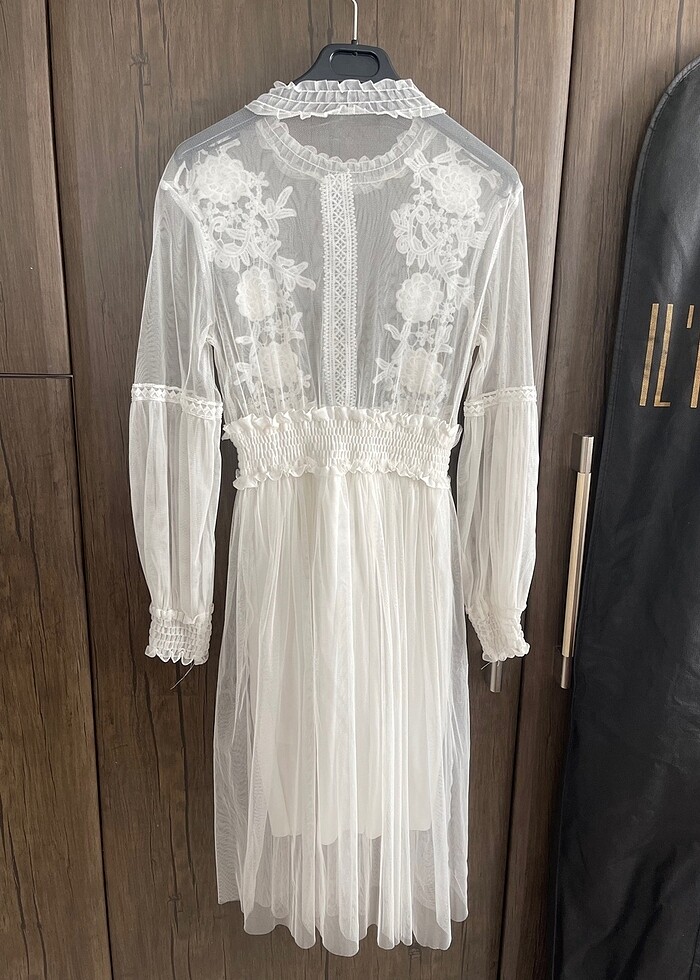 Beyaz elbise - Görsel 3