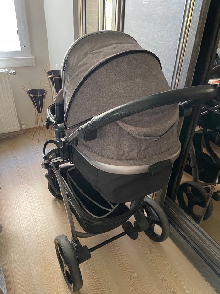 Gri Kraft Bebek Arabası - Görsel 3