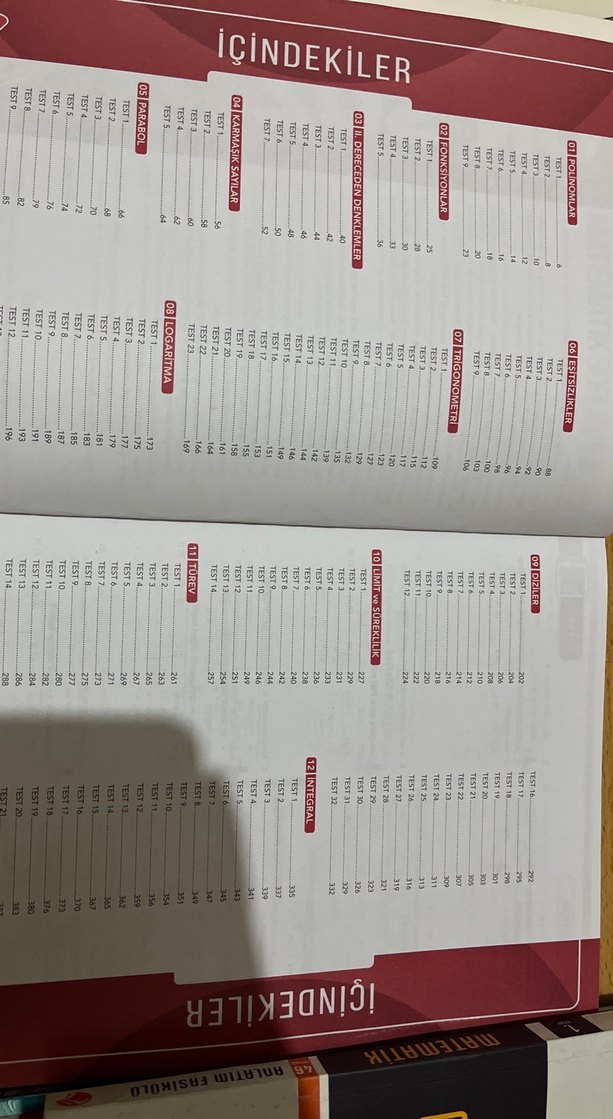Mert Hoca AYT Matematik Soru Bankası 2023 - Görsel 3