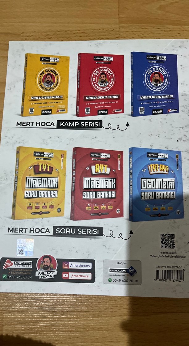 Mert Hoca AYT Matematik Soru Bankası 2023 - Görsel 2