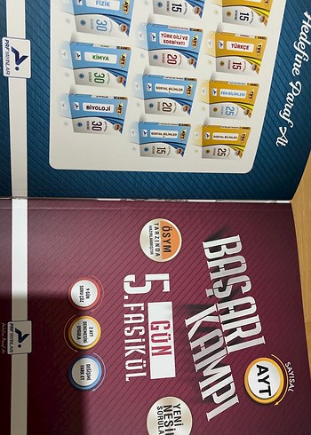 AYT Sayısal Başarı Kampı Deneme Kitabı - Görsel 3