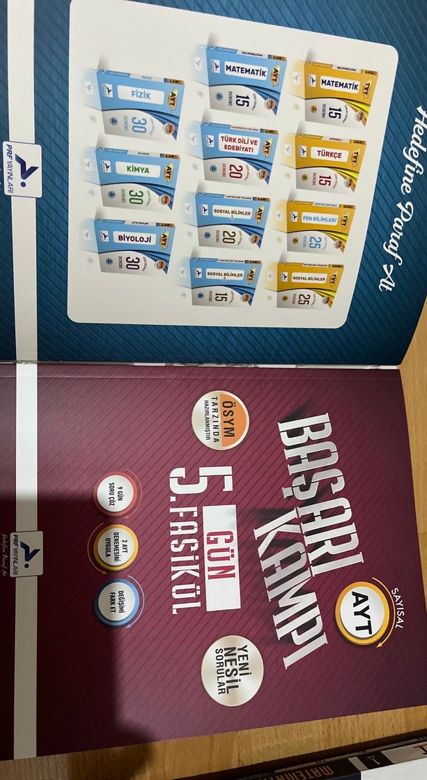 AYT Sayısal Başarı Kampı Deneme Kitabı - Görsel 3