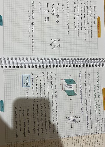 AYT Fizik Öğrencim Defteri - El Yazması - Görsel 3