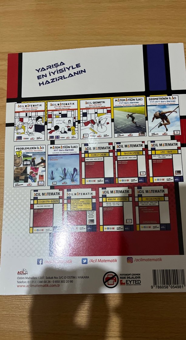 Acil Matematik Trigonometri Soru Fasikülü - Görsel 2