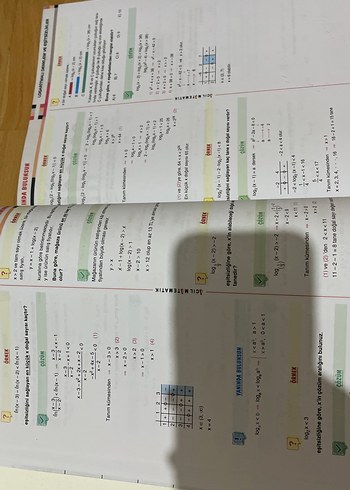 Acil Matematik Logaritma Diziler Soru Fasikülü - Görsel 3