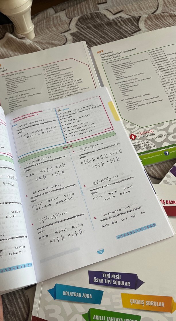 AYT Matematik Soru Bankası Seti - Görsel 4
