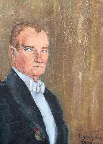 Atatürk tablosu - Görsel 2
