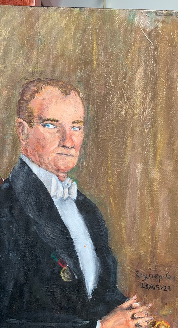 Atatürk tablosu - Görsel 2