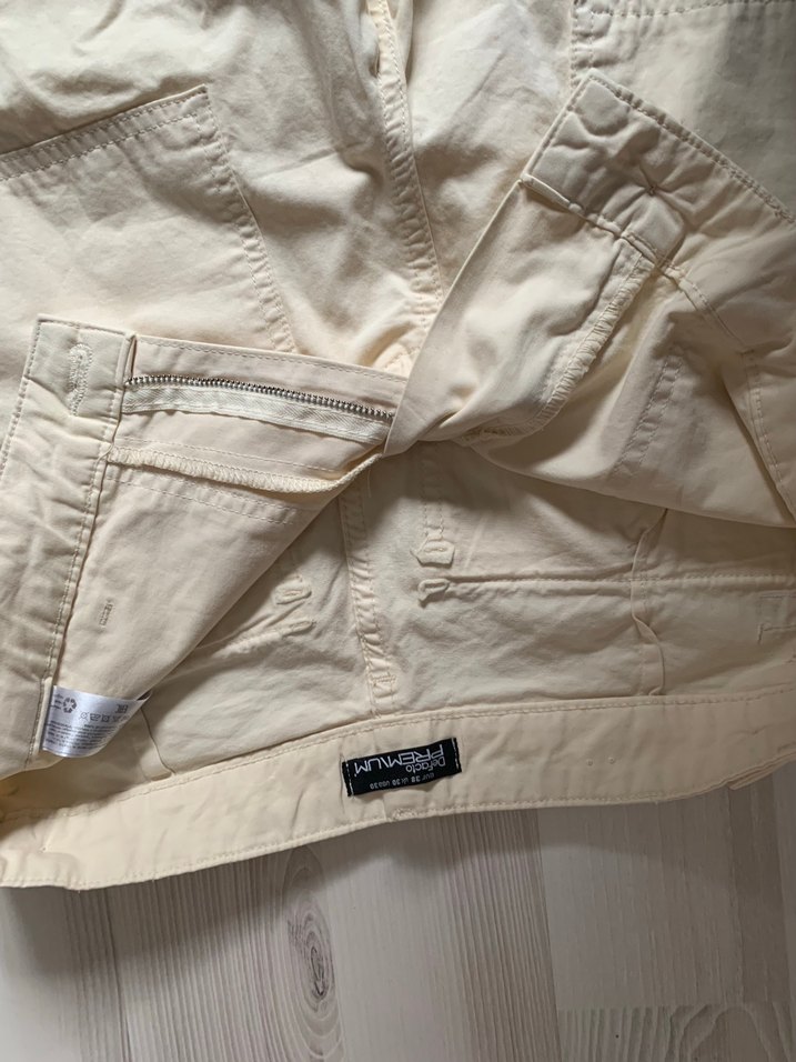 Bej Erkek Midi Boy Bol Kesim Pantolon - Görsel 4