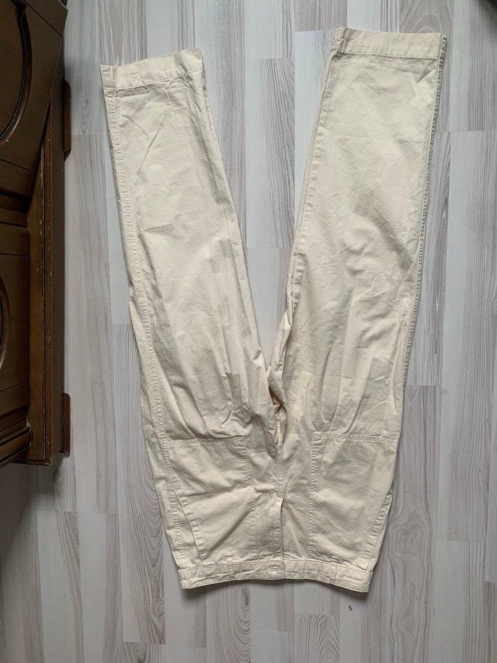 Bej Erkek Midi Boy Bol Kesim Pantolon - Görsel 3