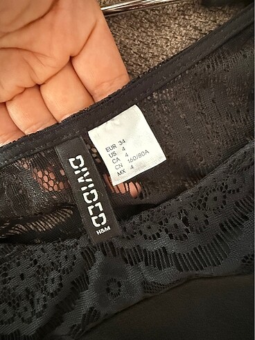xs Beden H&M Siyah gece elbisesi