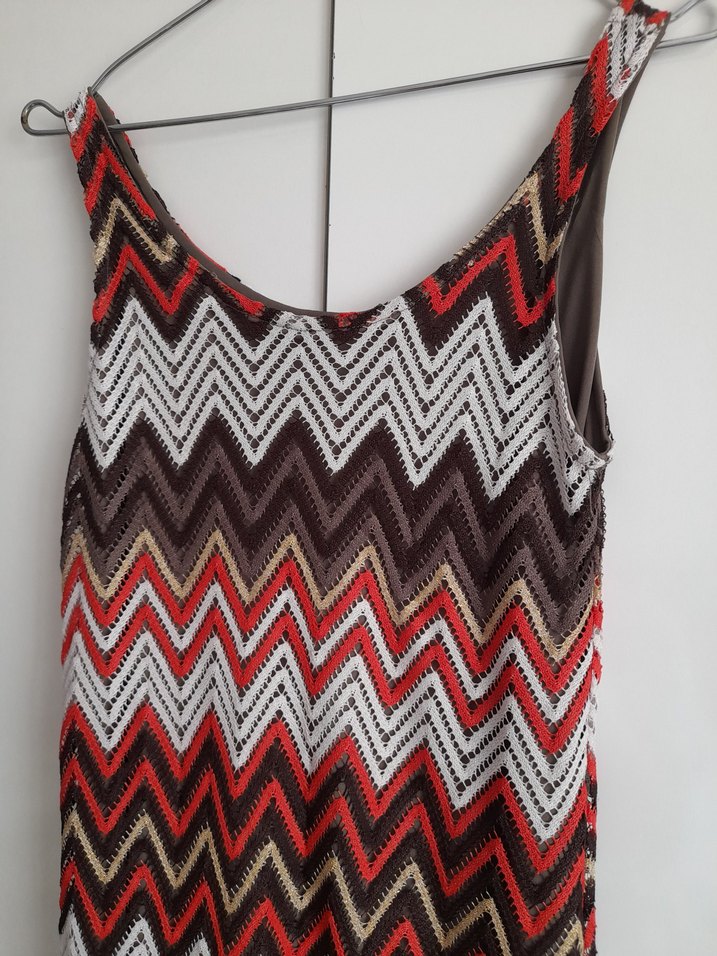 Renkli Uzun Elbise - Görsel 2