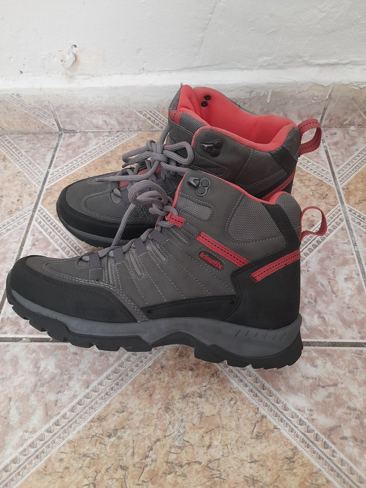 Gri Bağcıklı Kadın Outdoor Ayakkabı - Görsel 2