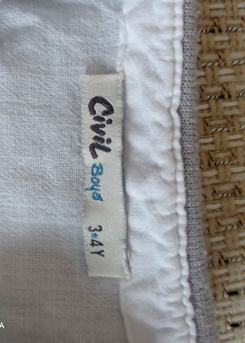 Erkek Çocuk Mavi Batik Desenli Kısa Kollu Gömlek - Görsel 2