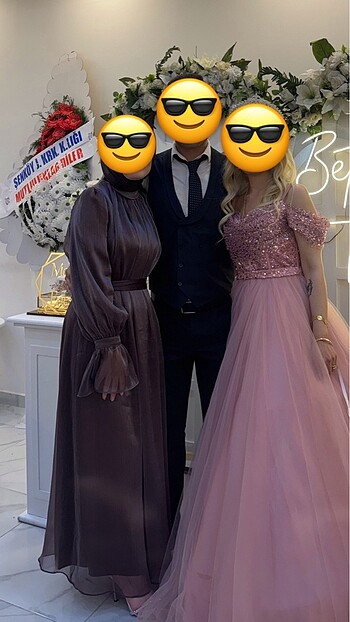 diğer Beden mor Renk elbise
