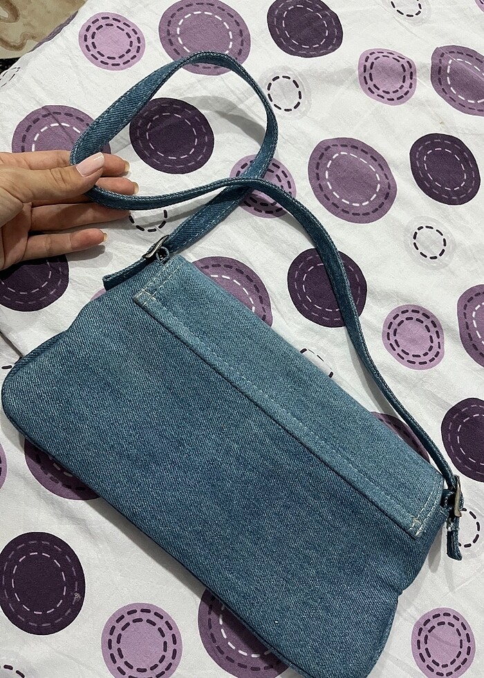 Özel dikim kot çanta - Görsel 2