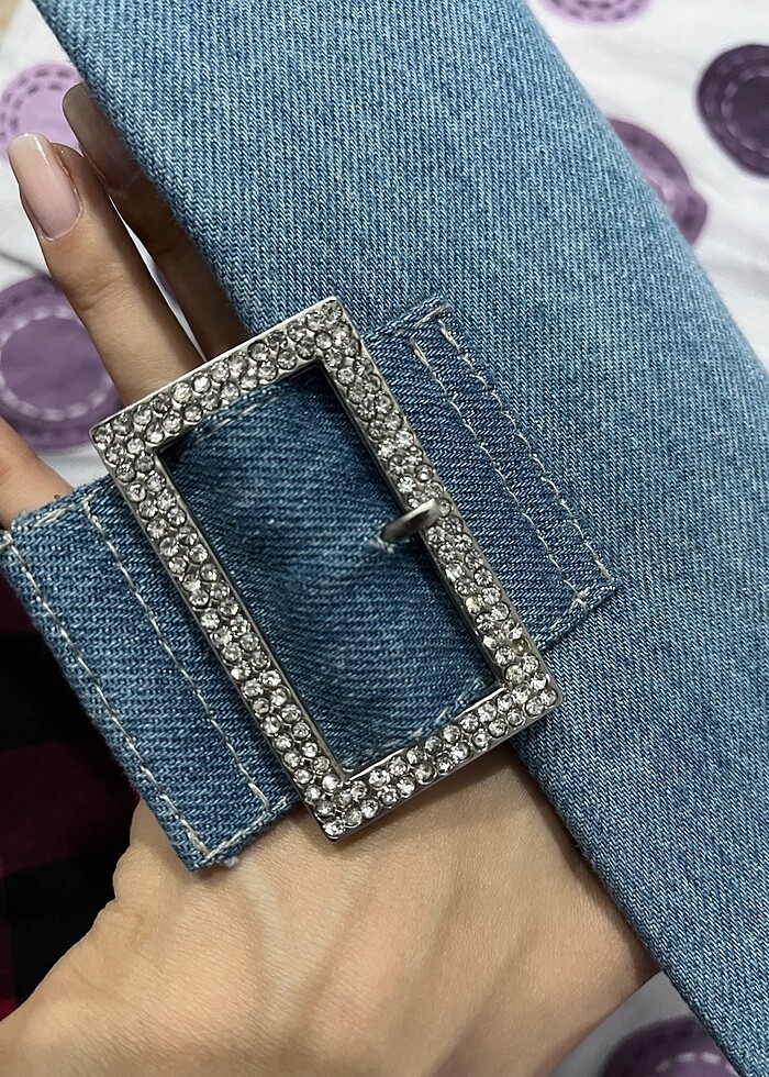 Özel dikim kot çanta - Görsel 4