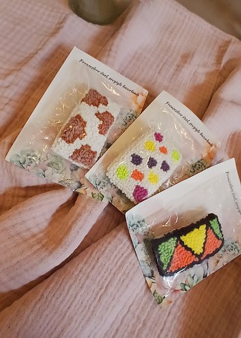 Accessorize Bohem Tarzda El Yapımı Renkli toka