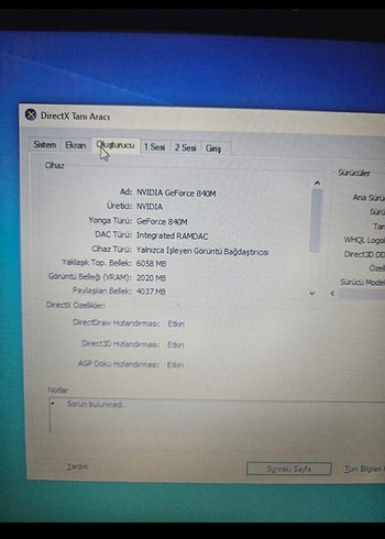 Asus Gri Dizüstü leptop 3.20Ghz işlemci açıklamayı lütfen okuyun - Görsel 7