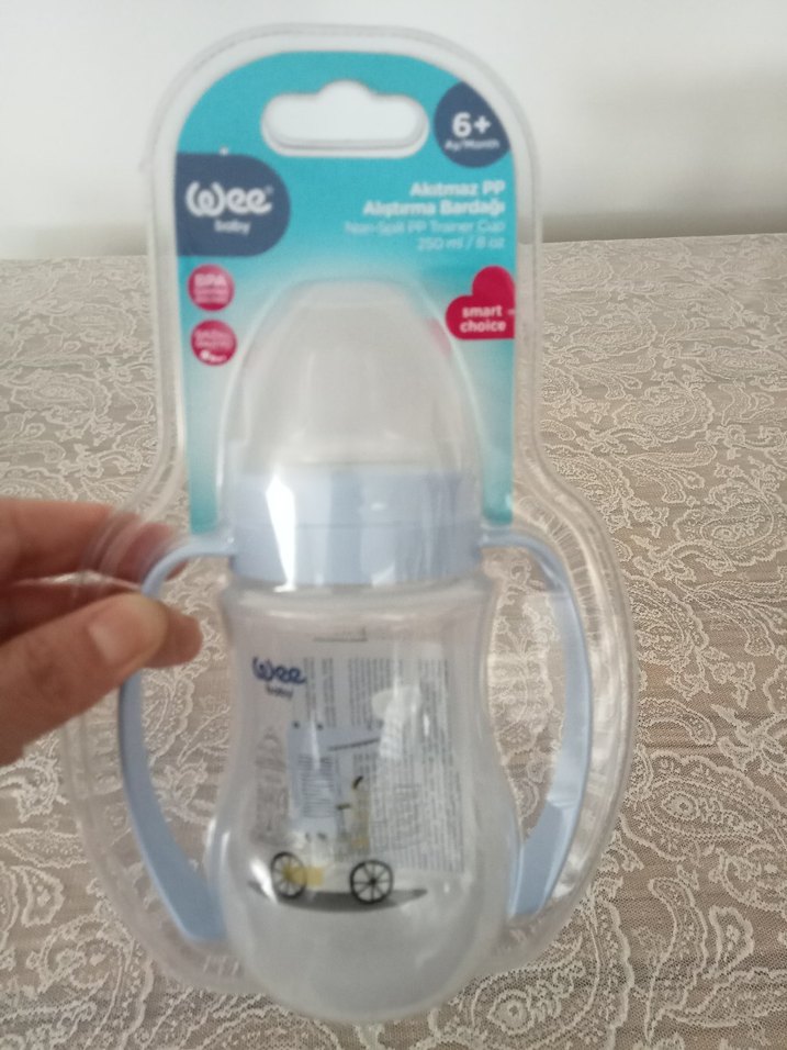 Büyük boy
 Antikolik Kulplu Mavi Biberon - Görsel 4