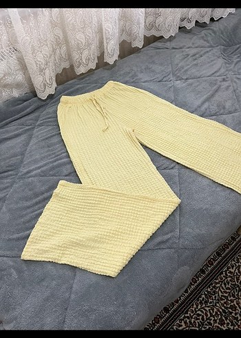 gofre kumaş Pantolon - Görsel 2