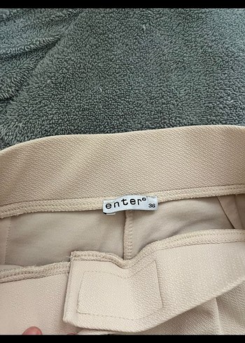 Bej Kadın Kumaş Pantolon - Görsel 5