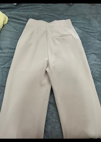 Bej Kadın Kumaş Pantolon - Görsel 3