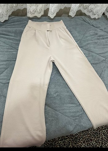 Bej Kadın Kumaş Pantolon - Görsel 2