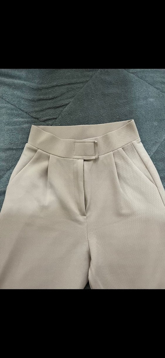 Bej Kadın Kumaş Pantolon - Görsel 4