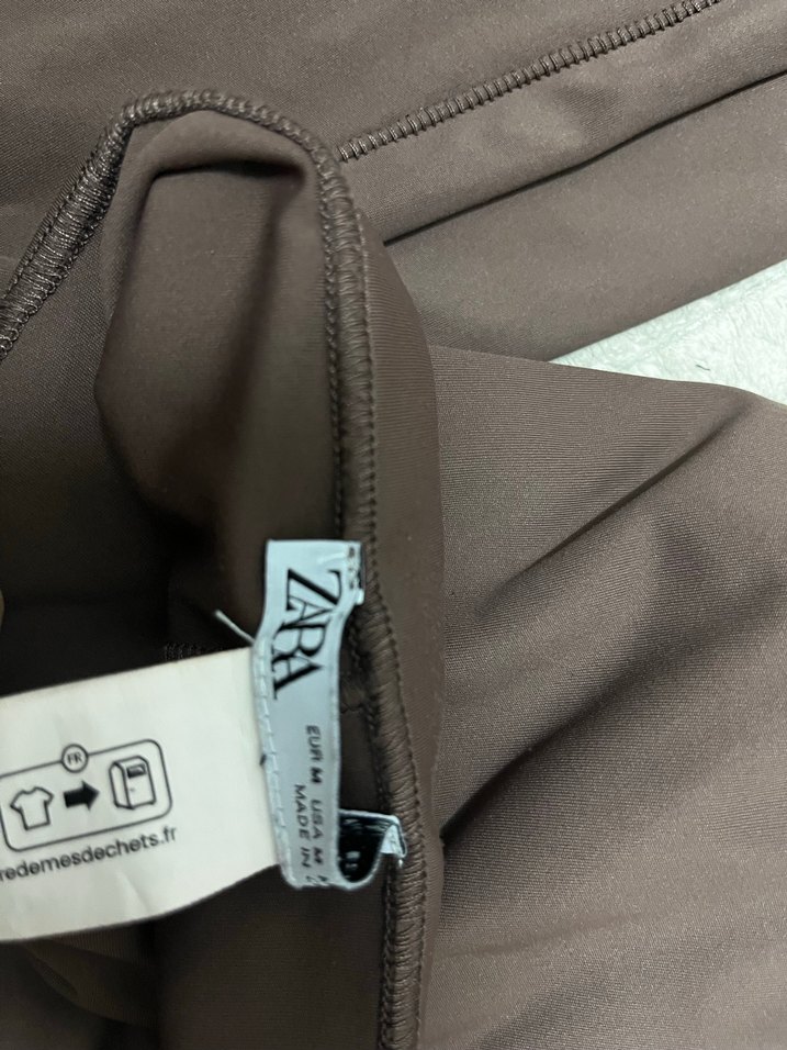 Kahverengi Zara Tayt - Görsel 2