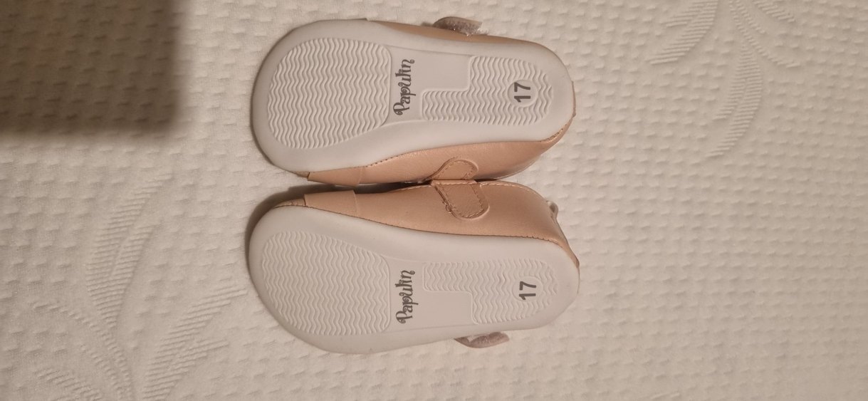 Kız Çocuk Bej Tokalı Babet Ayakkabı 17 numara - Görsel 2