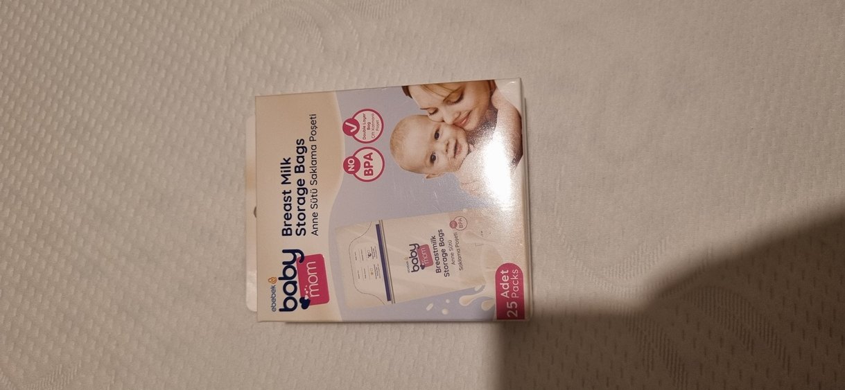 BPA İçermez Beyaz Anne Sütü Saklama Poşeti - Görsel 2